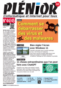 PLÉNIOR N°44-45  SEPTEMBRE 2023